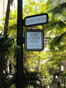 Fort St Mall Downtown Oahu
